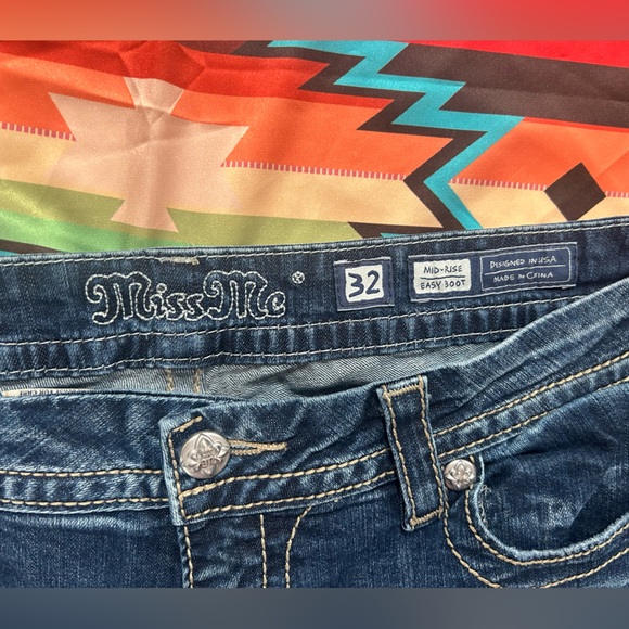 Miss Me Women's Blue Embellished Jeans - Picture 5 of 7